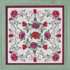 GP-271 Rosaceae (The Rose Mandala) With GP-271F Silk Floss Pack And GP-271E Emb. Pack Glendon Place