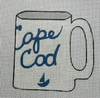 SF40 Cape Cod Mug  4x4 18 Mesh Sara Fitz The Collection Designs 