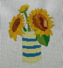 SF58 Sunflower 5 x 5 18 Mesh Sara Fitz The Collection Designs 