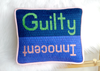 Innocent Guilty - Sunglass 7.5 inches x 3.25 inches 13 Mesh Evelyn Designs