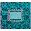 TALLIS BAG/MONOGRAM TB105 Teal Basketweave 14 x 16 13 Mesh JP Needlepoint