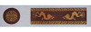 TREASURE TP029 Dragons on Brown	5 x 16 13 Mesh JP Needlepoint