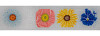 TREASURE TP047 Big Bright Flowers 5 x 16 13 Mesh JP Needlepoint