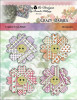 Crazy Daisies Ornaments 55 stitches square  Kitty And Me Designs