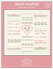 Heart Sampler 105w x 105h Counted Cross Stitch Pattern Cathy Bussi