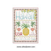 Hawaii Little State Sampler 58w x 82h Alma Lynne Originals