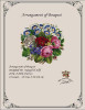 Arrangament of Bouquet Antique Needlework Design