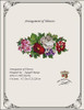 Arrangament of Flowers-A Antique Needlework Design