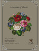 Arrangement of flowers-E 2 Antique Needlework Design