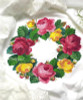 Oval Roses Bouquet - E Antique Needlework Design