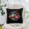 Morning Glory and Roses Bouquet-A Antique Needlework Design