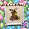 zDD Chocolate Bunny by Meridian Designs For Cross Stitch