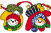 SMR Snowmen on Mittens Rowy By Ursula Michael Designs