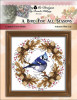 A Bird For All Seasons Autumn Blue Jay 84 Stitches Square Kitty And Me Designs