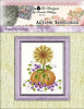 Autumn Sunflower 55 w X 71 h Kitty And Me Designs