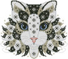 Colorful Cat New Year 101w x 88h Kitty And Me Designs
