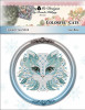 Colorful Cat Snowflake 117w x 96h Kitty And Me Designs