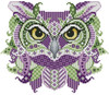 Colorful Owl Hornsby 103 w X 87 h Kitty And Me Designs