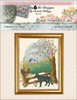 Four Seasons Cats Spring Friendship 87w x 108h Kitty And Me Designs