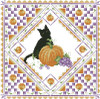 Halloween Cat 134 Stitches Square Kitty And Me Designs