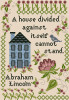 Inspirational Samplers A House Divided Kitty And Me Designs