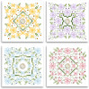 Little Daisies Biscornu Ornaments 42w x 42h Kitty And Me Designs