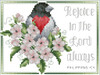 Rejoice In The Lord Always 90w x 70h Kitty And Me Designs