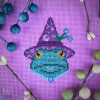 Resting Froggo Face 50w x 61h BAD Stitch