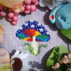 Fun-Gay Mushroom 45w x 46h BAD Stitch