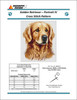 Golden Retriever - Portrait IV 146w x 170h only full stitches DogShoppe Designs