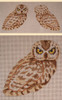 LL300C Labors Of Love Owl Clip on Bird 18 Mesh 4" x 4" each (2)