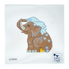 LL522B Labors Of Love Bathing Elephant 18 Mesh 6.25" x 6.25"