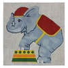 LL522C Labors Of Love Circus Elephant 18 Mesh 6" x 6"