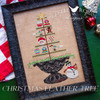 Christmas Feather Tree 94w x 143h by Little Robin Designs 23-3331