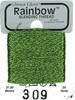 R309 Olive Green Glissen Gloss Rainbow Blending Thread