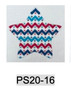 Patriotic PS20 16 Star Zig Zag 5 x 5 18 Mesh Kangaroo Paw Designs