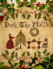 Deck the Halls, 1862 155w x 170h Crowsfeetstitching