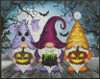 HALLOWEEN GN-1 Gnomes 8.5 x 12" 18 Mesh Lani Enterprises