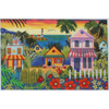 LM733lg SUMMER COTTAGES LARGE 15 x 11 13 Mesh LOUISE MARION (PLD)