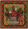 Basket KWP12A Winter Greens 4.6 x 4.6 18 Mesh With Stitch Guide And Embellishment Kit KELLY CLARK STUDIO, LLC