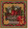 Basket KWP12A Winter Greens 4.6 x 4.6 18 Mesh With Stitch Guide And Embellishment Kit KELLY CLARK STUDIO, LLC
