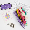 A55-Z Disco Ball DeElda Needleworks Beginner Needlepoint kit