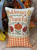 Always Thankful 54w x 49h by Textilly Crafts 25-2866