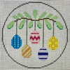 ZIA-183 Garland - Easter Eggs 4 x 3¼ 18 Mesh ZIA DESIGNS Danji Designs