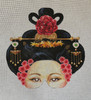 People PE261 Chinese Woman mask 12 x 12  18 Mesh Colors of Praise