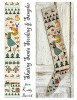 Skating Santa Stocking & Sampler by Kathy Barrick 26-1716