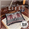 Declaration Coverlets 1 - Life 119w x 89h by Summer House Stitche Workes 26-1837