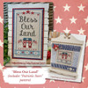 Bless Our Land (and PatrioticStars) 71 x 137 by Crafty Bluebonnet Designs 26-2000
