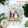 Winter Forest Snowglobe 1 - Penguin 69w x 76h by Tiny Modernist Inc  July 2026 Part 1 of 6  26-2345