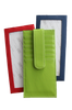 Blue Long Credit Card Case in Red PLANET EARTH SELF FINISHING